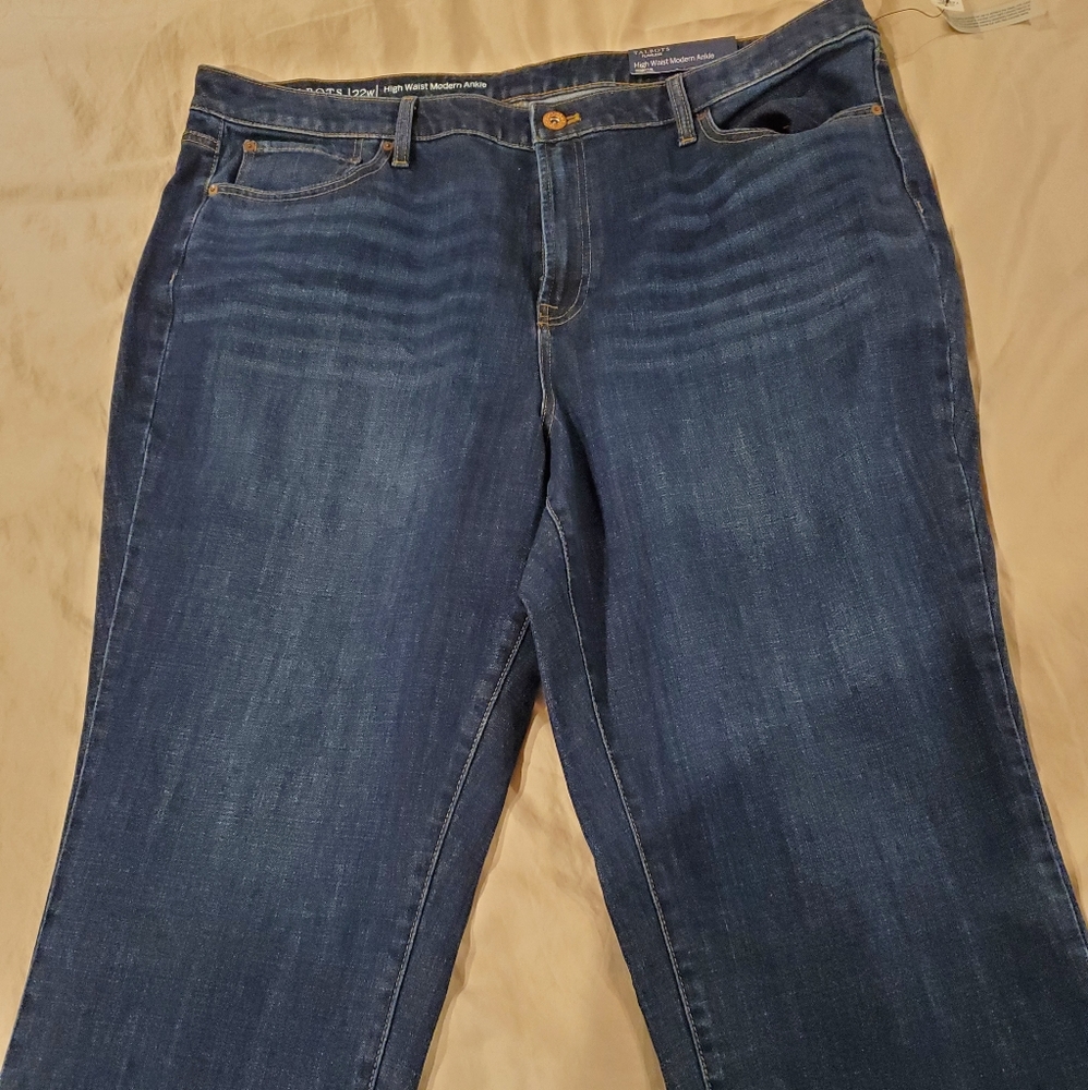 Talbott modern ankle jean 22w